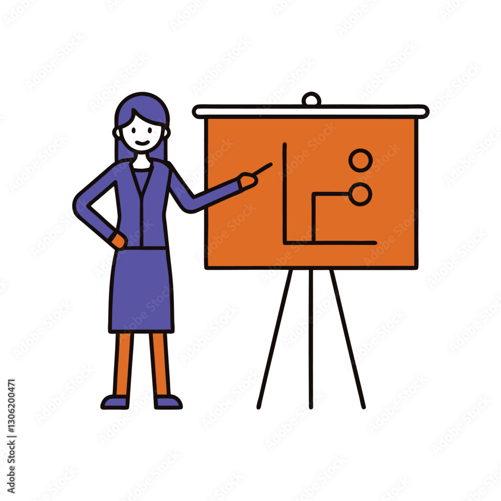 teacher with blackboard teacher with blackboard