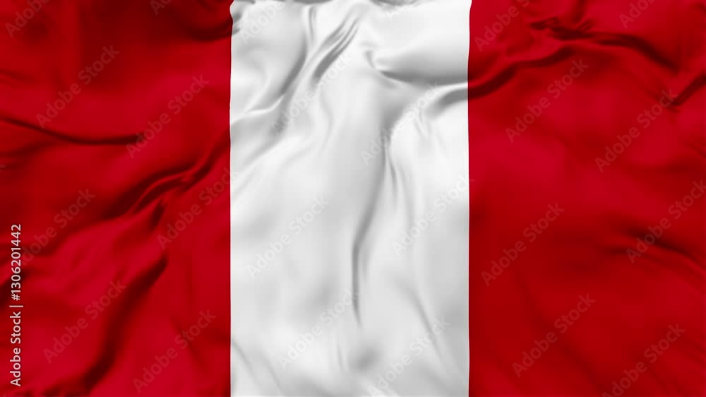 Peru Flag Waving in The Wind, Motion Animation Peru Flag 4K Peru Flag Waving in The Wind, Motion Animation Peru Flag 4K