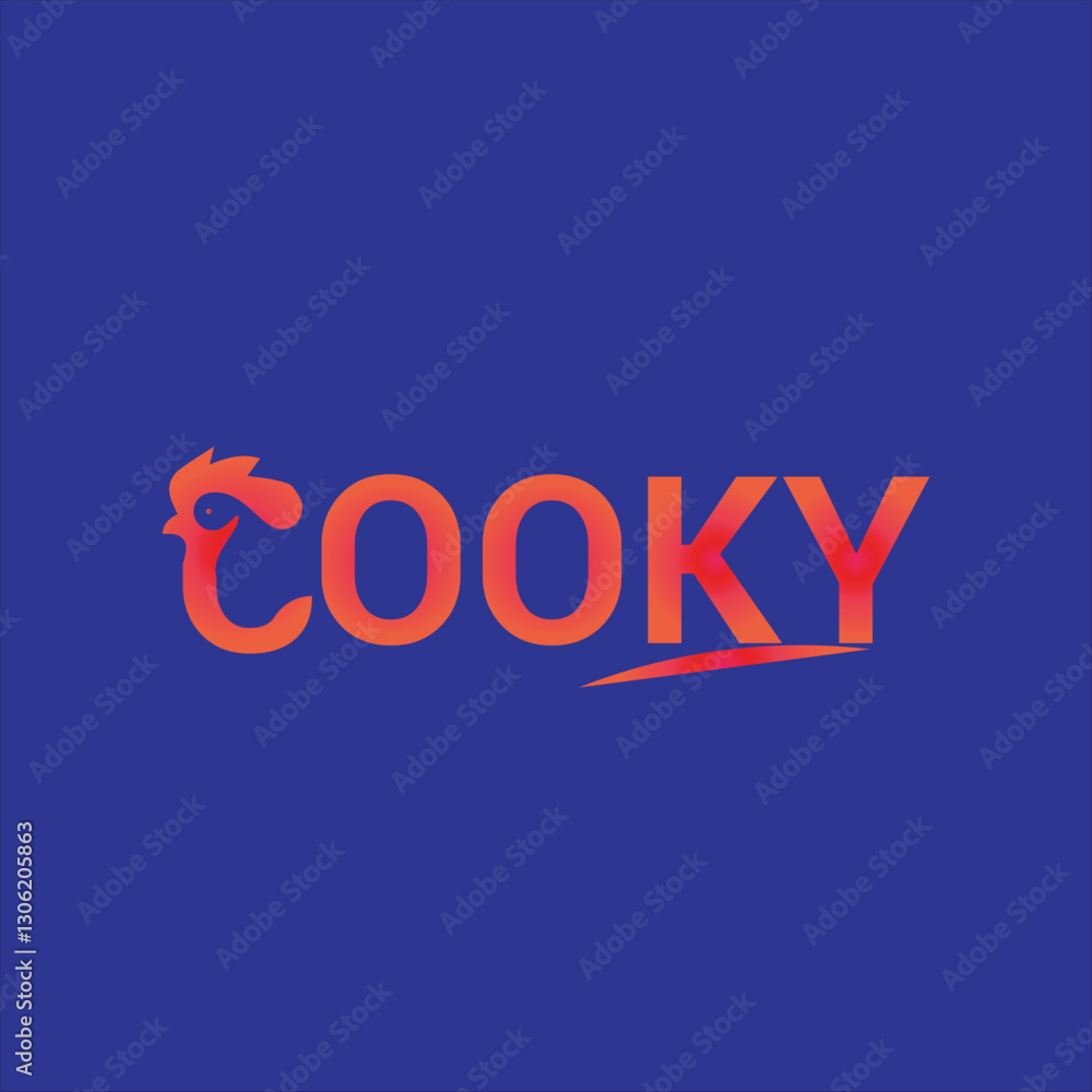 modern coooky vector logo design modern coooky vector logo design