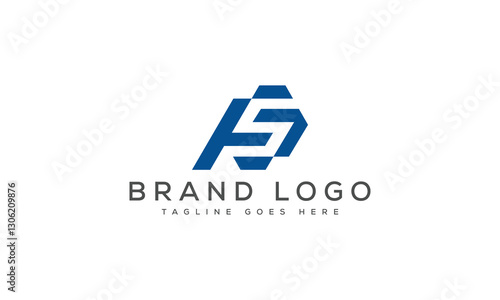 letter PS logo design vector template design for brand.