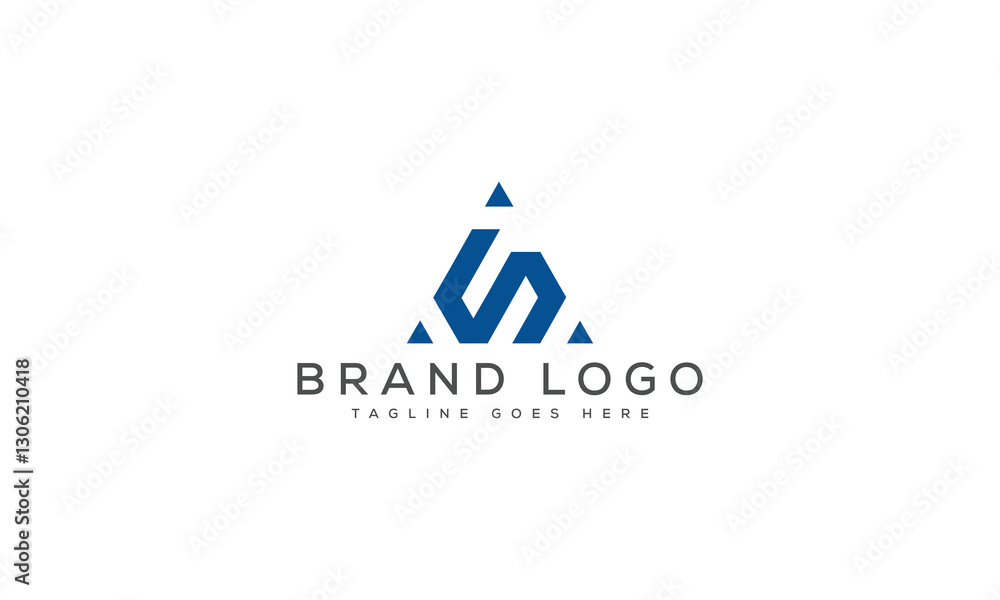 letter AS logo design vector template design for brand. letter AS logo design vector template design for brand.