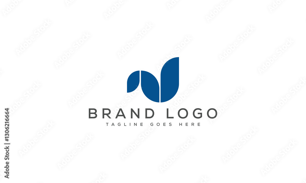 letter ND logo design vector template design for brand. letter ND logo design vector template design for brand.