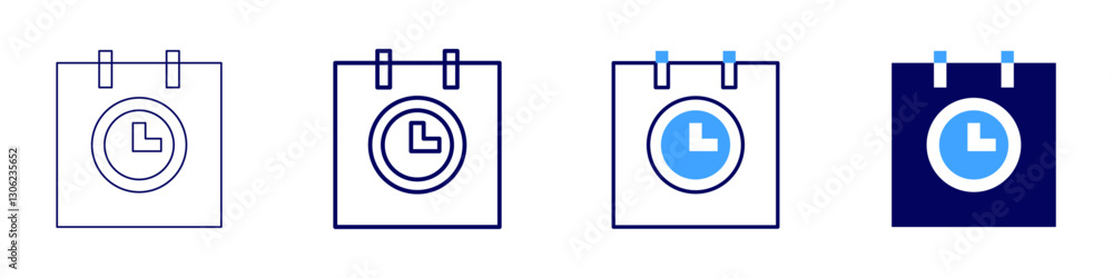 Digital planner icon in 4 different styles. Thin Line, Line, Bold Line, Duotone. Duotone style. Editable stroke Digital planner icon in 4 different styles. Thin Line, Line, Bold Line, Duotone. Duotone style. Editable stroke
