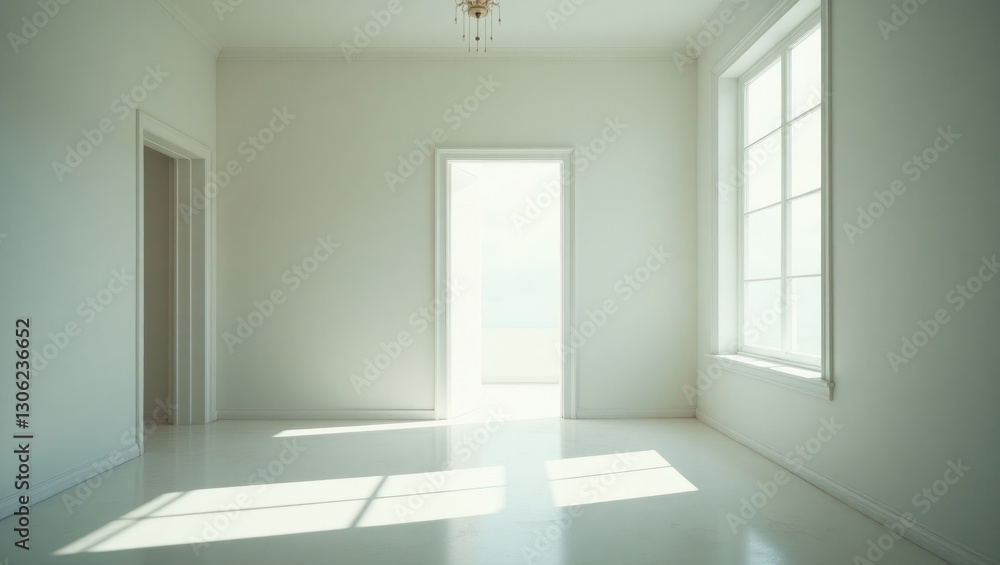 Blank room with a white studio backdrop Blank room with a white studio backdrop