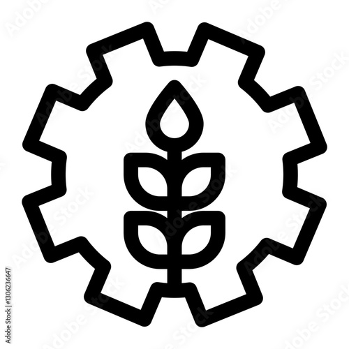 agriculture thin icon