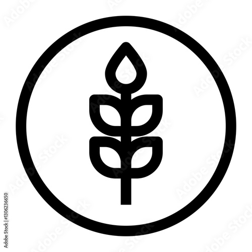 agriculture thin icon