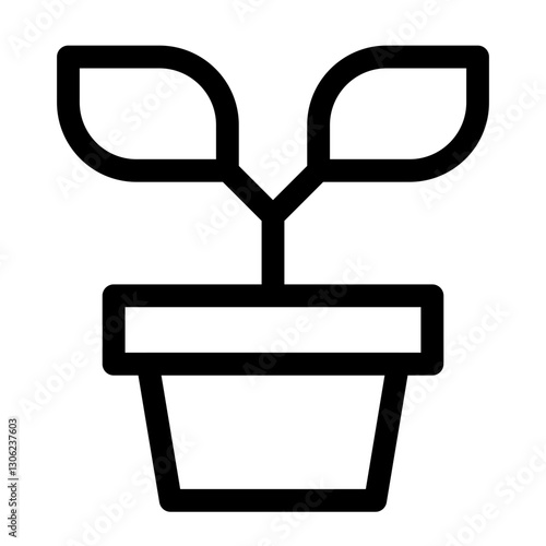 agriculture thin icon