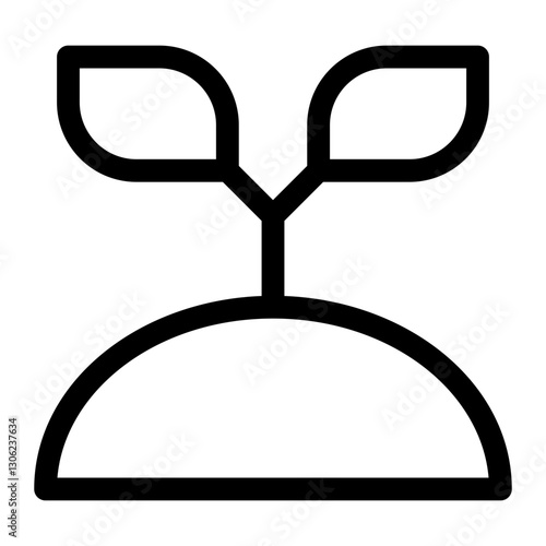 agriculture thin icon