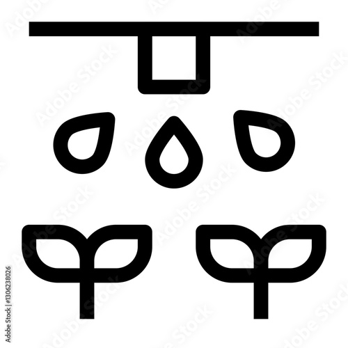 agriculture thin icon