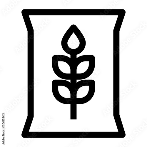agriculture thin icon