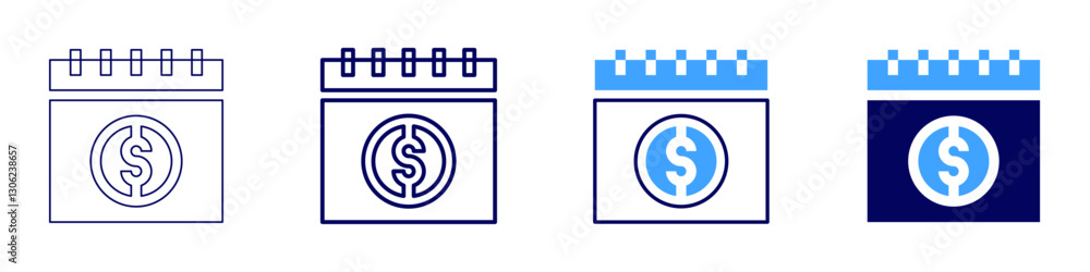 Religious calendar icon in 4 different styles. Thin Line, Line, Bold Line, Duotone. Duotone style. Editable stroke Religious calendar icon in 4 different styles. Thin Line, Line, Bold Line, Duotone. Duotone style. Editable stroke