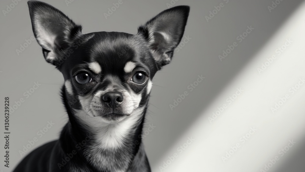 a teacup chihuahua with black and tan coloring a teacup chihuahua with black and tan coloring