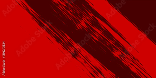 Red halftone dots blue color pattern gradient grunge texture background. Dot pop art comic sport style vector illustration. Eps10