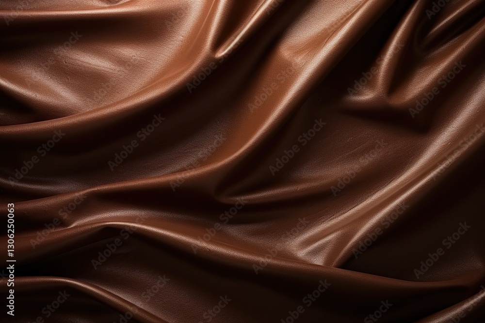 Dark chocolate background in the form of blurred waves Dark chocolate background in the form of blurred waves