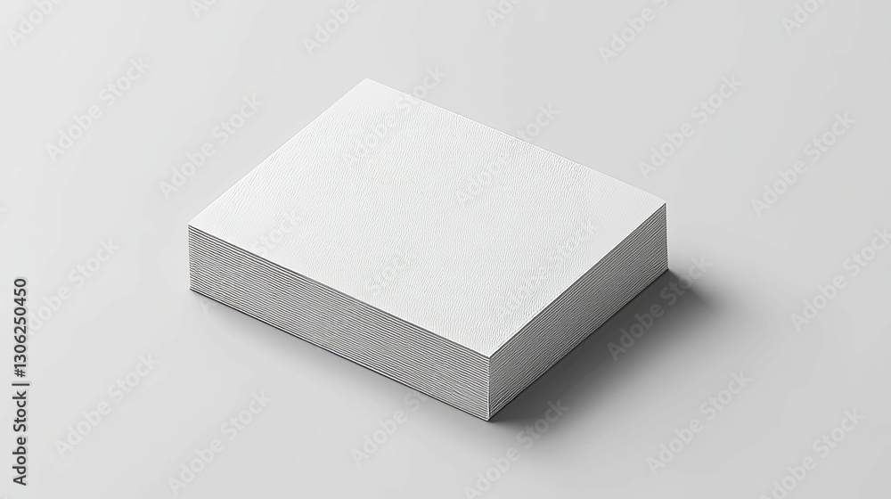 A Stack of Blank White Rectangular Cards A Stack of Blank White Rectangular Cards