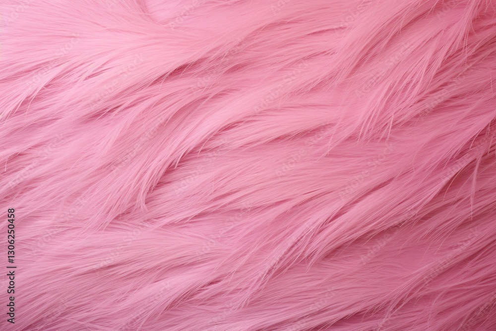 Fototapeta premium Abstract pink background made of fur or feathers. Soft fluffy texture made from natural material.