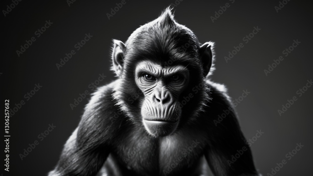 Fototapeta premium frustrated-looking primate