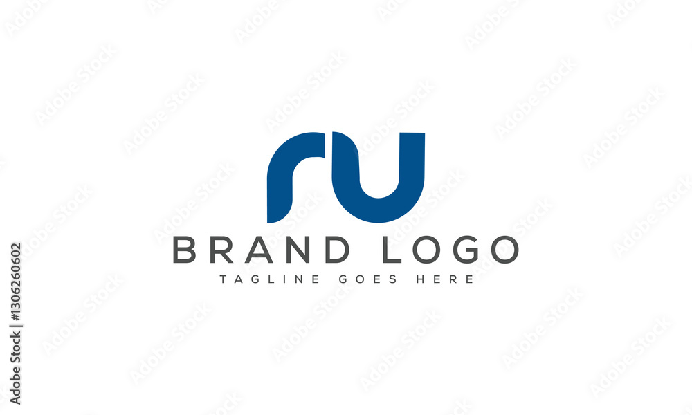 Creative RU logo for Branding and Startups. Creative RU logo for Branding and Startups.