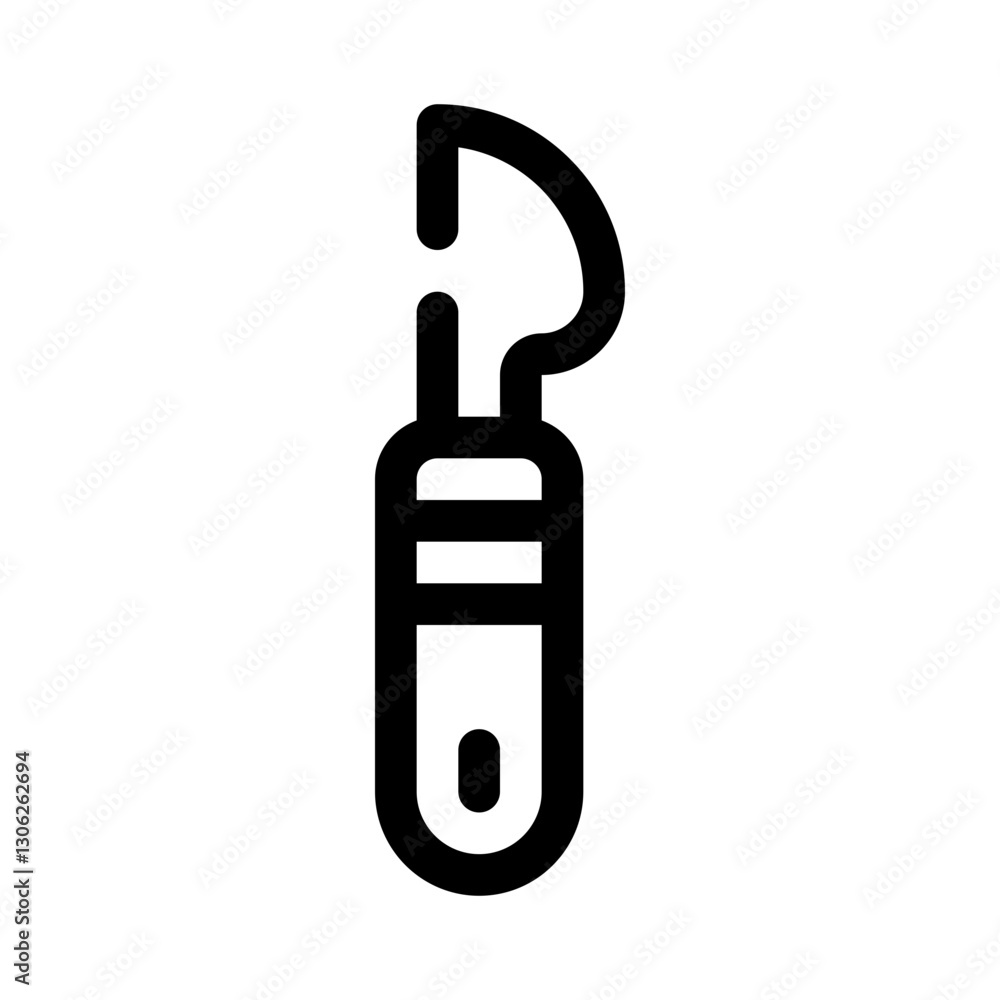 scalpel line icon scalpel line icon