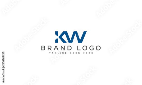 Creative KW logo for Branding  and Startups.