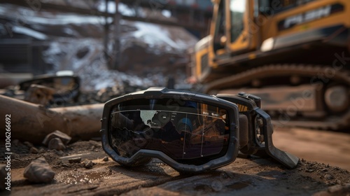 AI-Powered Safety Goggles with Real-Time Data Display in Coal Mine