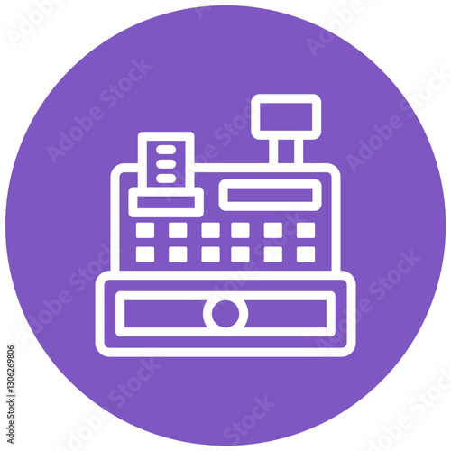 Cashier Machine Icon