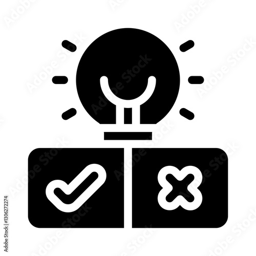 quiz glyph icon