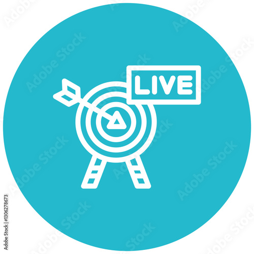 Live Broadcast Icon