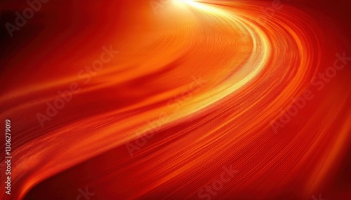 Wallpaper Mural vibrant abstract orange light wave pattern with dynamic motion effect, perfect for modern background and digital design Torontodigital.ca