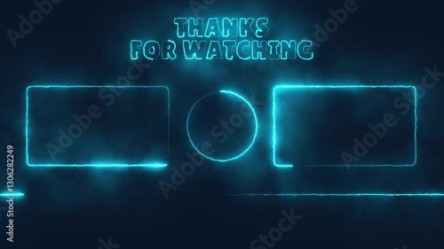 SABER EFFECT YOUTUBE END SCREEN - YOUTUBE OUTRO / Animated YouTube end screen	6