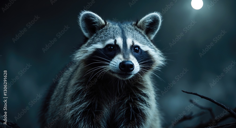 Portrait of a raccoon Portrait of a raccoon