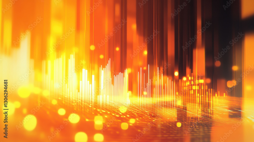 A digital illustration of an abstract background with an orange and yellow gradient A digital illustration of an abstract background with an orange and yellow gradient