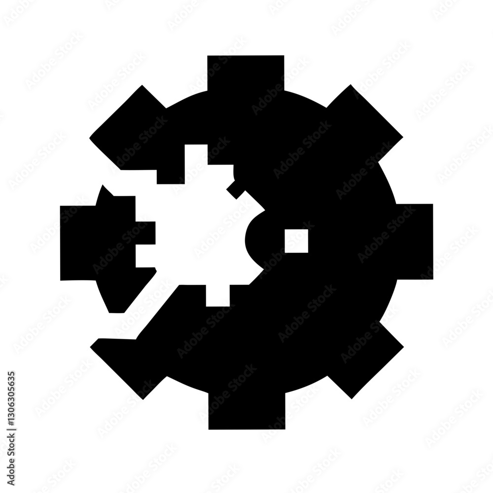 Cogwheel symbol. Gear wheel Vector icon
Cogwheel symbol. Gear wheel Vector icon