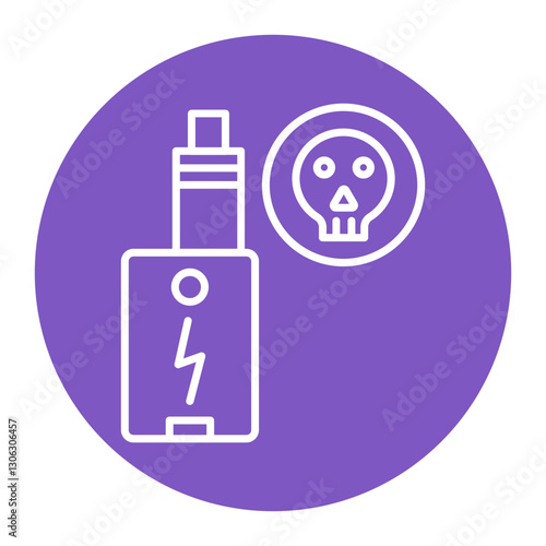 Vaping Addiction Icon