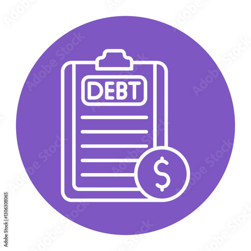 Debt Financing Icon