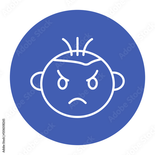 Angry Baby Icon