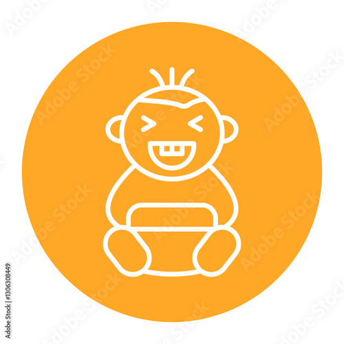 Laughing baby Icon