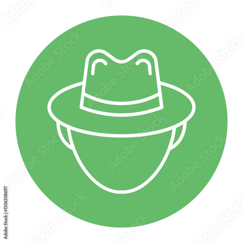 Noir Hat Icon