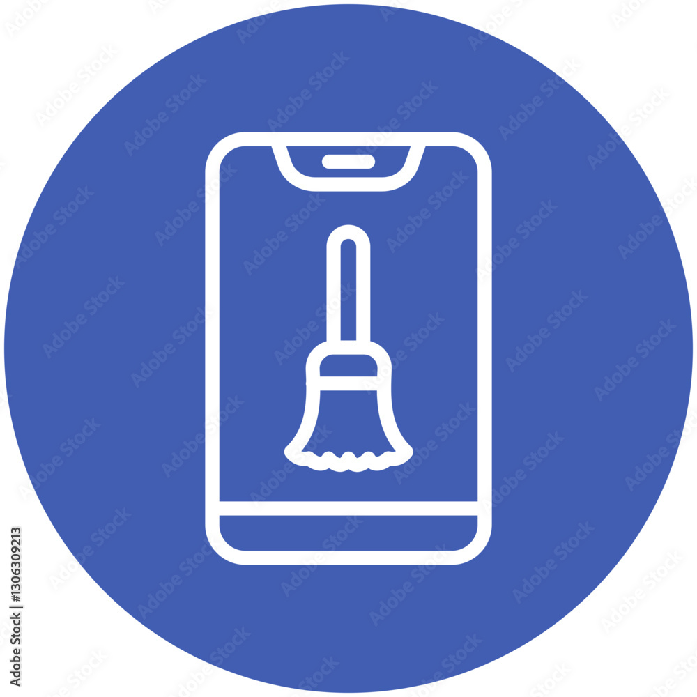Cleaner Mobile App Icon Cleaner Mobile App Icon