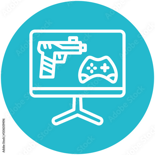 Shooting Game Icon