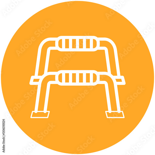 Pushup Stands Icon