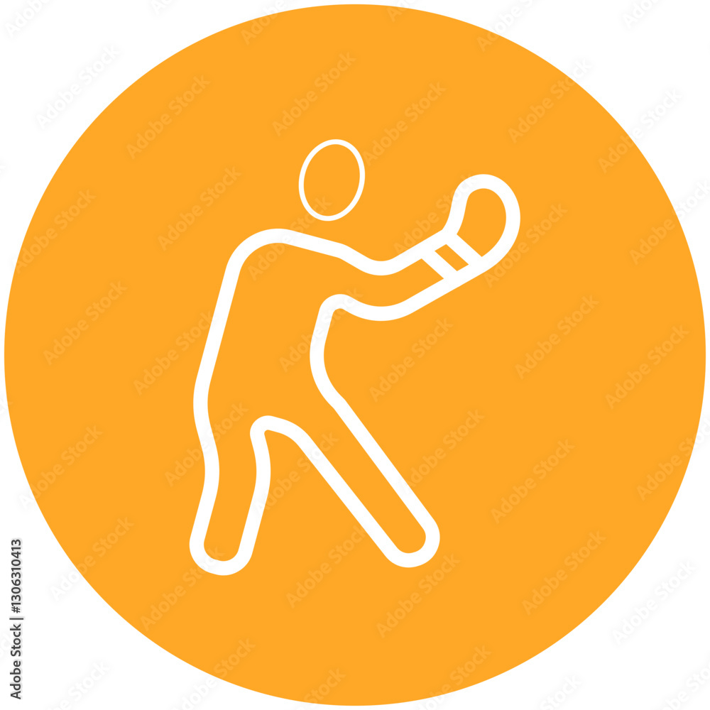 Fototapeta premium Cardio Boxing Icon