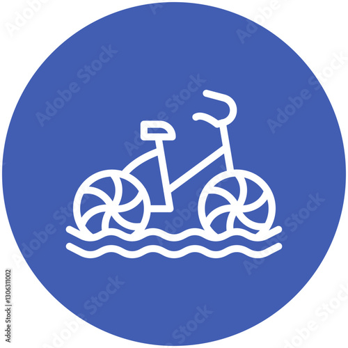 Water Tricycle Icon