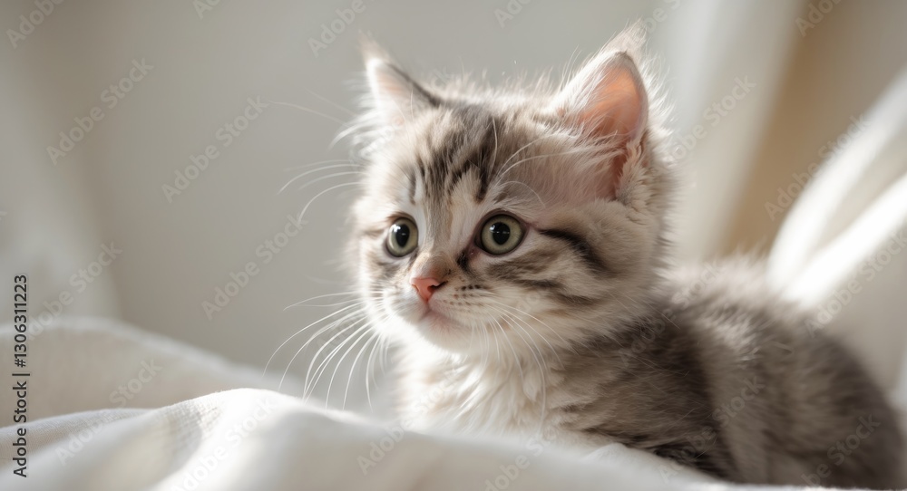Charming kitten close-up Charming kitten close-up