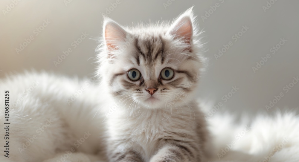 Charming kitten close-up Charming kitten close-up