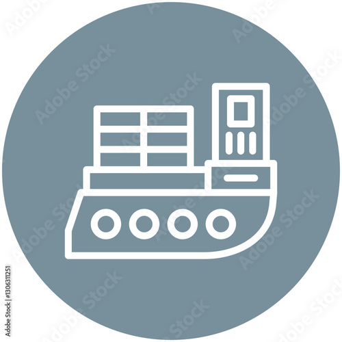 Cargo Barge Icon