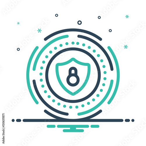 Mix icon for security