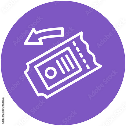 Ticket Refund Icon