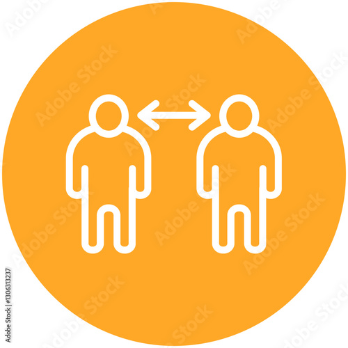 Social Distancing Icon