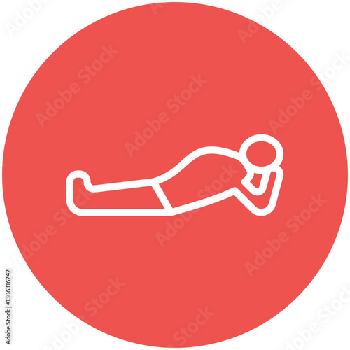 Lying Down Icon